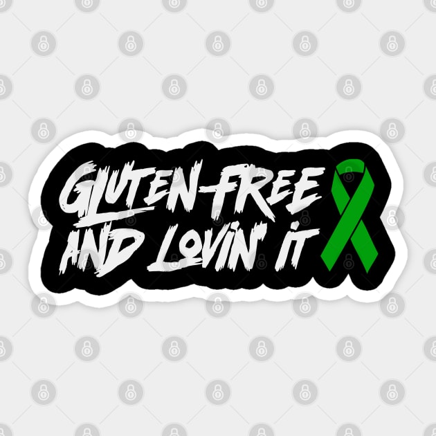 Gluten-Free and Lovin' It v2 Sticker by DeathAnarchy